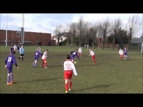 U14 (IntProv) SW Harelbeke - KVK Westhoek 7-1 (21 feb 2015)