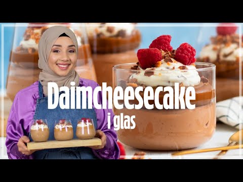 CHOKLADMOUSSE MED KOLA & DAIMCHEESECAKE