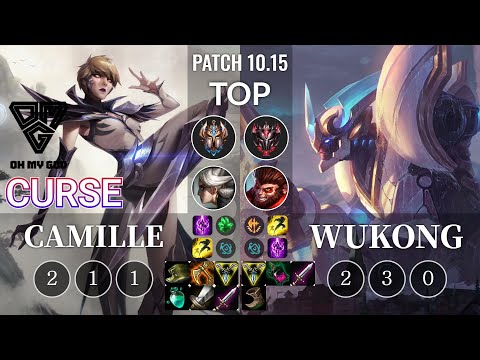 OMG Curse Camille vs Wukong Top - KR Patch 10.15