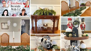 Christmas Clean & Decorate with Me 2021 | Cozy, Traditional Christmas Dining Room
