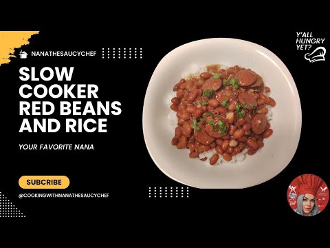 HOW TO MAKE SLOW COOKER RED BEANS AND RICE / BUDGET FRIENDLY