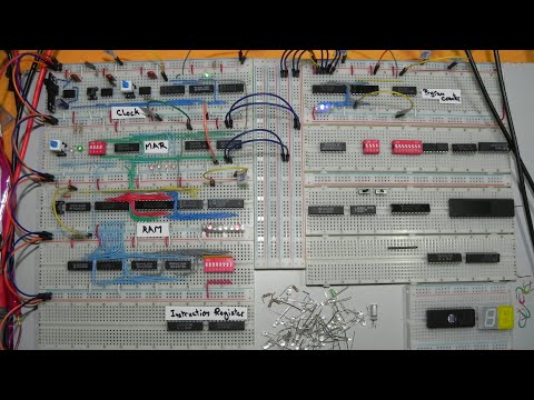 8Bits BreadBoard Computer (SAP-1)