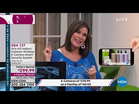 Arlo HD Indoor/Outdoor Wireless 6Camera Smart Security S...