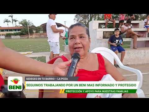 SEDEGES BENI LLEGA AL BARRIO “LA POZA” DE GUAYARAMERÍN.