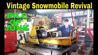 Can We Save This Junk 1967 Ski Doo Snowmobile?