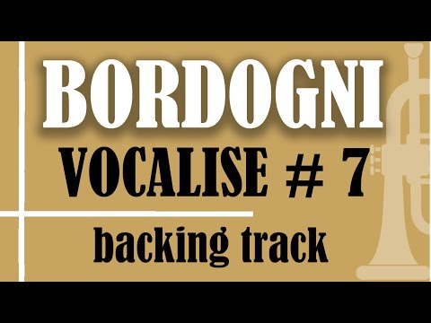Bordogni - Vocalise #7 (Backing Track)