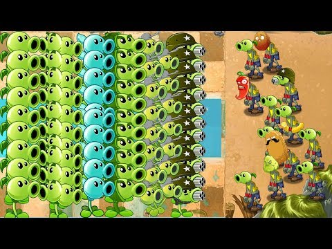 Plants vs Zombies 2 Mod All Pea vs Zombotany 2