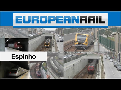 #Portugal2019 Estação de Espinho - Comboios de Portugal, MEDWAY & Takargo Trains in July 2019