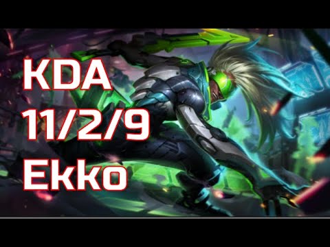 LOL Ekko VS Katarina - Mid Lane NA Challenger V10.10