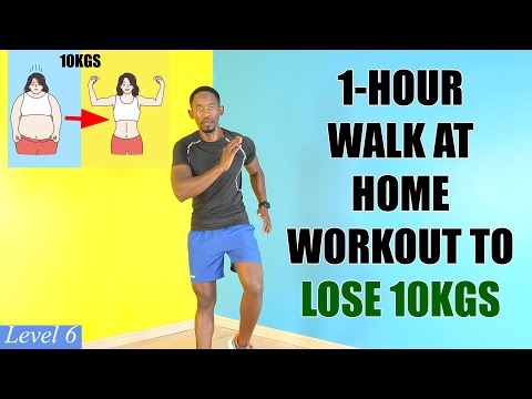 10000 Steps INTENSE Walk at Home Cardio Workout Melt 700 Calories