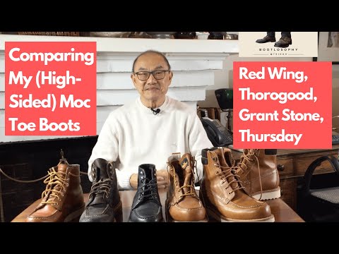 Comparing My High-Sided Moc-Toe Boots