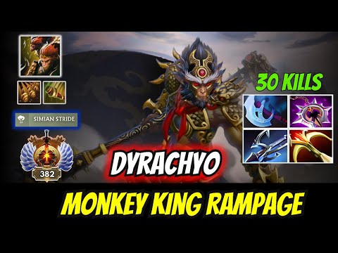 DyrachYo Monkey King - Monster Carry On A Rampage - Dota 2 Pro Carry Full Match Gameplay.