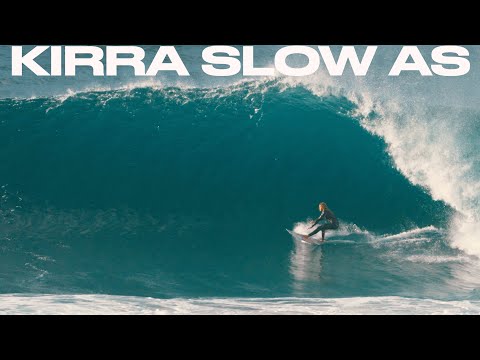 KIRRA SUPER SLOW MOTION JULY 4 2021 SURFING KIRRA POINT SLOW AS ... 120FPS SLO MO POINT BREAK ACTION