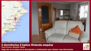 preview picture of video '3 dormitorios 2 baños Vivienda esquina se Vende en Daya Nueva, Alicante, Spain'