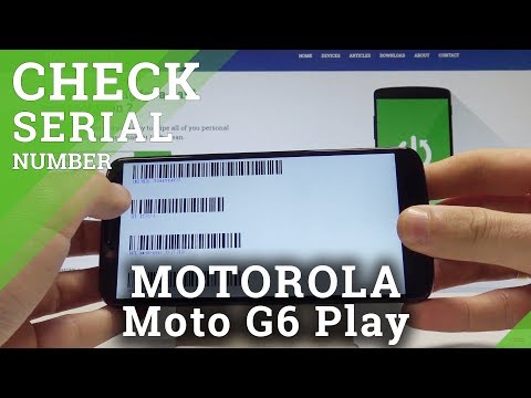 How to Enable Barcodes on MOTOROLA Moto G6 Play - Find IMEI & Serial Number
