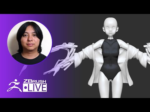 Making a Cyborg with Mantis Blades - Pixologic Daisuke Narukawa - Part 1
