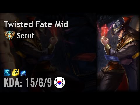 Twisted Fate Mid vs Taliyah - Scout - KR Challenger Patch 6.16