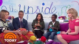 Jonah Larson, The 11-Year-Old Crochet Prodigy Is Using His Skills To Give Back | TODAY video