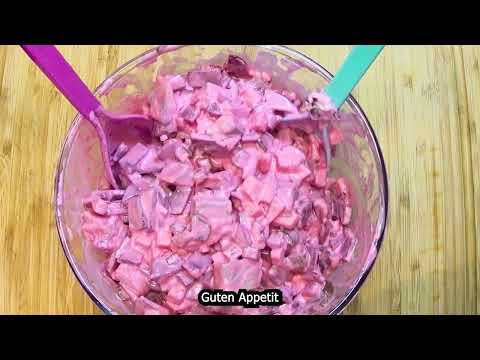 Delicious herring salad recipe | Quick and easy salad #superbowl