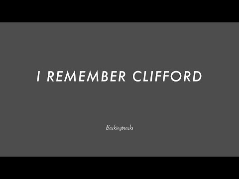 I Remember Clifford chord progression - Jazz Backing Track Play Along The Real Book