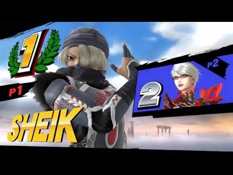 Sheik vs. Bayonetta (Round 2) - Super Smash Bros. Wii U - Smash 4