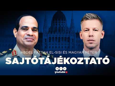 🔴 Diplomáciai nagyüzem: Magyar Péter Budapesten fogadja az egyiptomi elnököt | ATV Élő