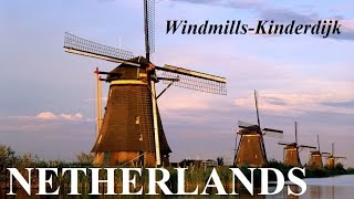 preview picture of video 'Kinderdijk/HOLLAND (Windmills/Yel değirmenleri)'