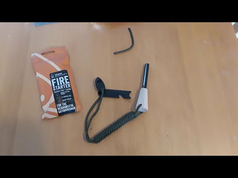 Texas Bushcraft Fire Starter - Innovative Ferro Rod for Survival