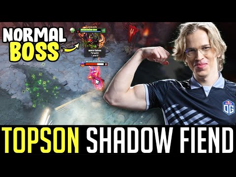 Topson spamming SHADOW FIEND in pubs - RIGHT CLICK BOSS! DOTA 2