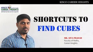 Shortcuts to find Cubes