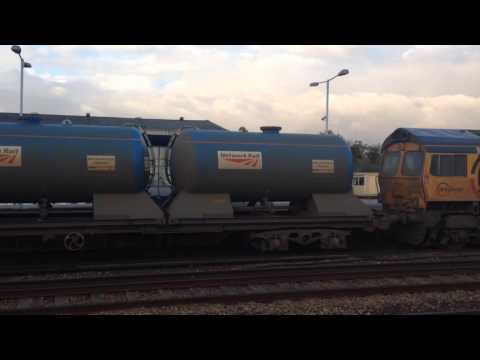 6W75 66744 TnT 66719 on Tonbridge West Yard - Tonbridge west Yar