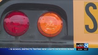 10 school districts testing new lights on buses