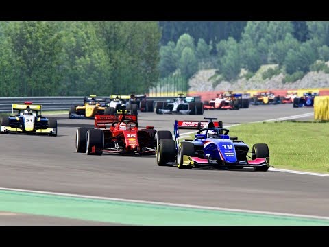 All F1 2019 Cars vs All Formula 3 2019 Cars - Spa