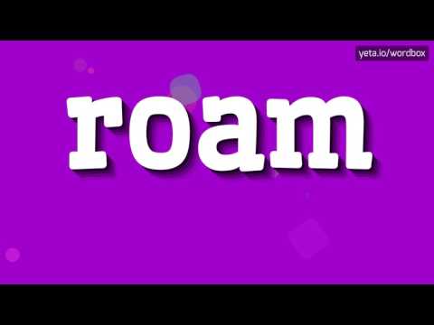 ROAM - HOW TO PRONOUNCE IT!?