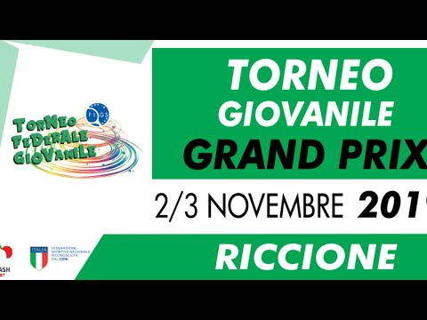 2019 - Squash Torneo Giovanile Grand Prix - Riccione - Day 1