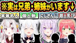 【総集編】実は箱内・箱外に”兄弟・姉妹”がいるホロメン19選【ホロライブ／白上フブキ／大空スバル／猫又おかゆ／白銀ノエル／切り抜き】