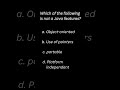 Which Of The Following Is Not A Java Features