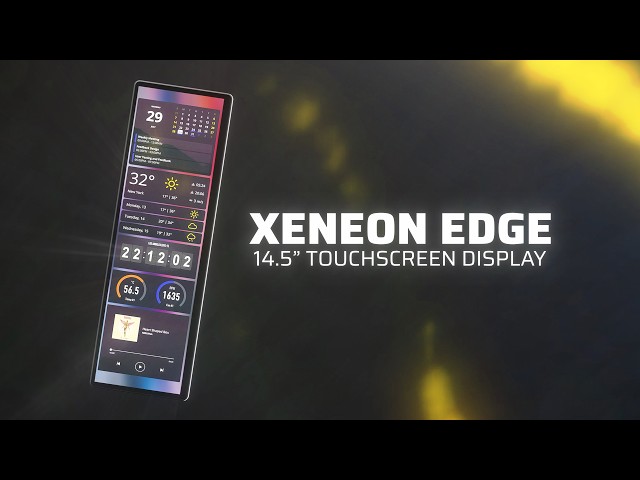 Pantalla Corsair XENEON EDGE 14,5" LCD Táctil 2560x720 Blanco video