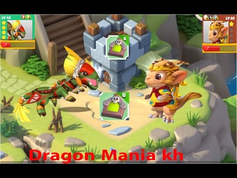 Enchant Dragon battle another boss and best lv 48 vs 60 - Dragon Mania Legends