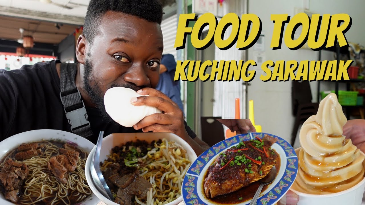 EPIC Street Food Tour in KUCHING, SARAWAK | MALAYSIA