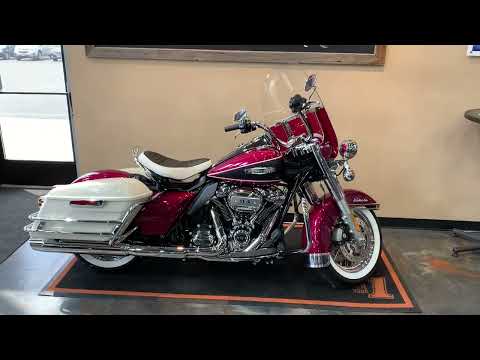 NEW!!! Harley-Davidson ICON Electra Glide Highway King in Hi-Fi Magenta / Birch White-FLHFB