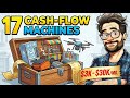 17 Cash-Flow Machines Paying $3K–$30K/Month (No Employees)