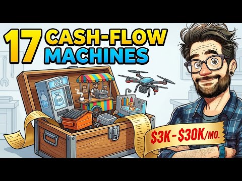 17 Cash-Flow Machines Paying $3K–$30K/Month (No Employees)