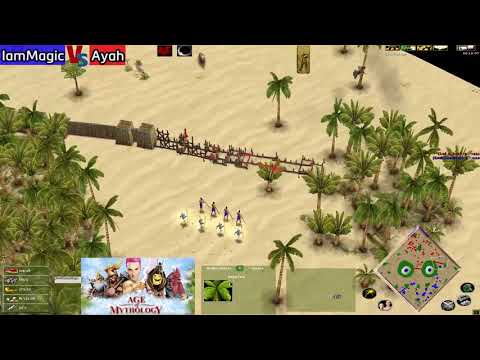 IamMagic Isis vs Ayah Zeus Garklavv  Age of Mythology
