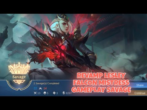 NEW REVAMP LESLEY FALCON MISTRESS COLLECTOR SKIN SAVAGE GAMEPLAY