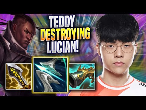 TEDDY DESTROYING WITH LUCIAN! - KDF Teddy Plays Lucian ADC vs Ezreal!