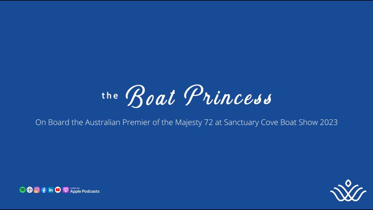 Australian Premier of the Majesty 72 at Sanctuary Cove Boat Show