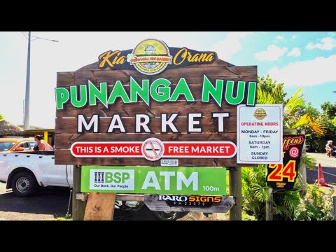 Rarotonga - Saturday Punanga Nui markets and Vibe fish van dinner