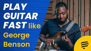 How to play guitar FAST like George Benson (Isaiah Sharkey lesson)