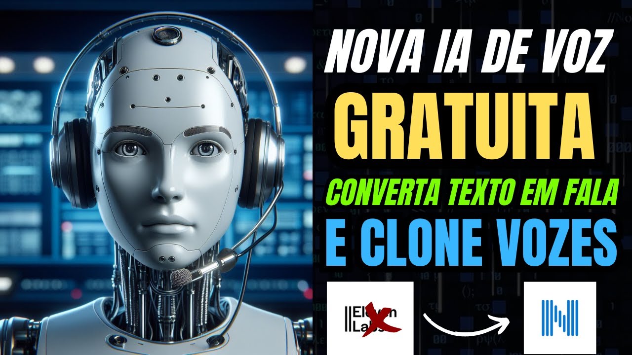 {ESQUEÇA ELEVENLABS} -NOVA IA DE VOZ PARA CONVERTER TEXTO EM FALA E CLONAR VOZ GRATUITAMENTE!😱